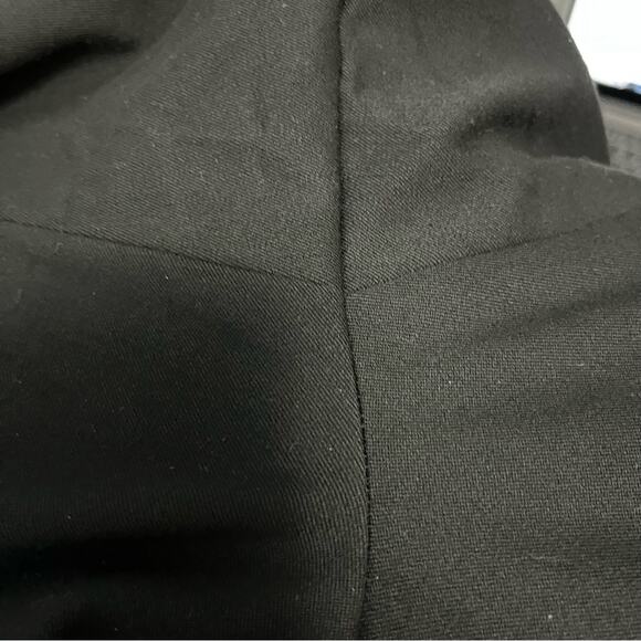 Talbots Petites Black Dress Pants 16 Stretch Scuba Fabric Side Zip Career Office - Picture 5 of 6